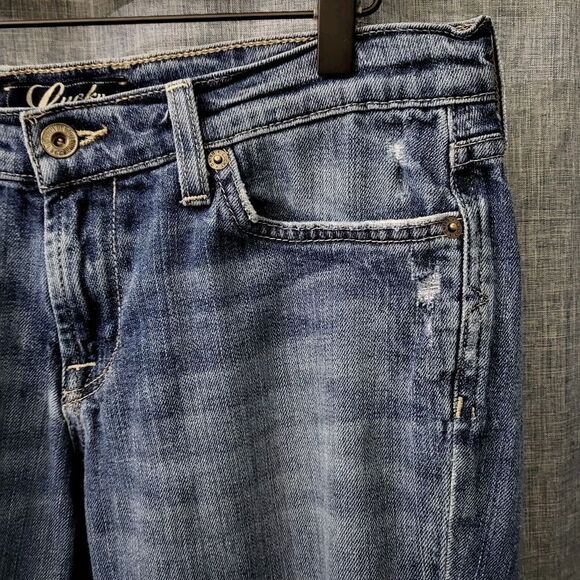 Lucky Brand By Gene Montesano Jeans Sweet N Low Crop Women's Size 8/29 - Picture 3 of 7